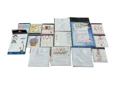 Large quantity of cards and related stationary