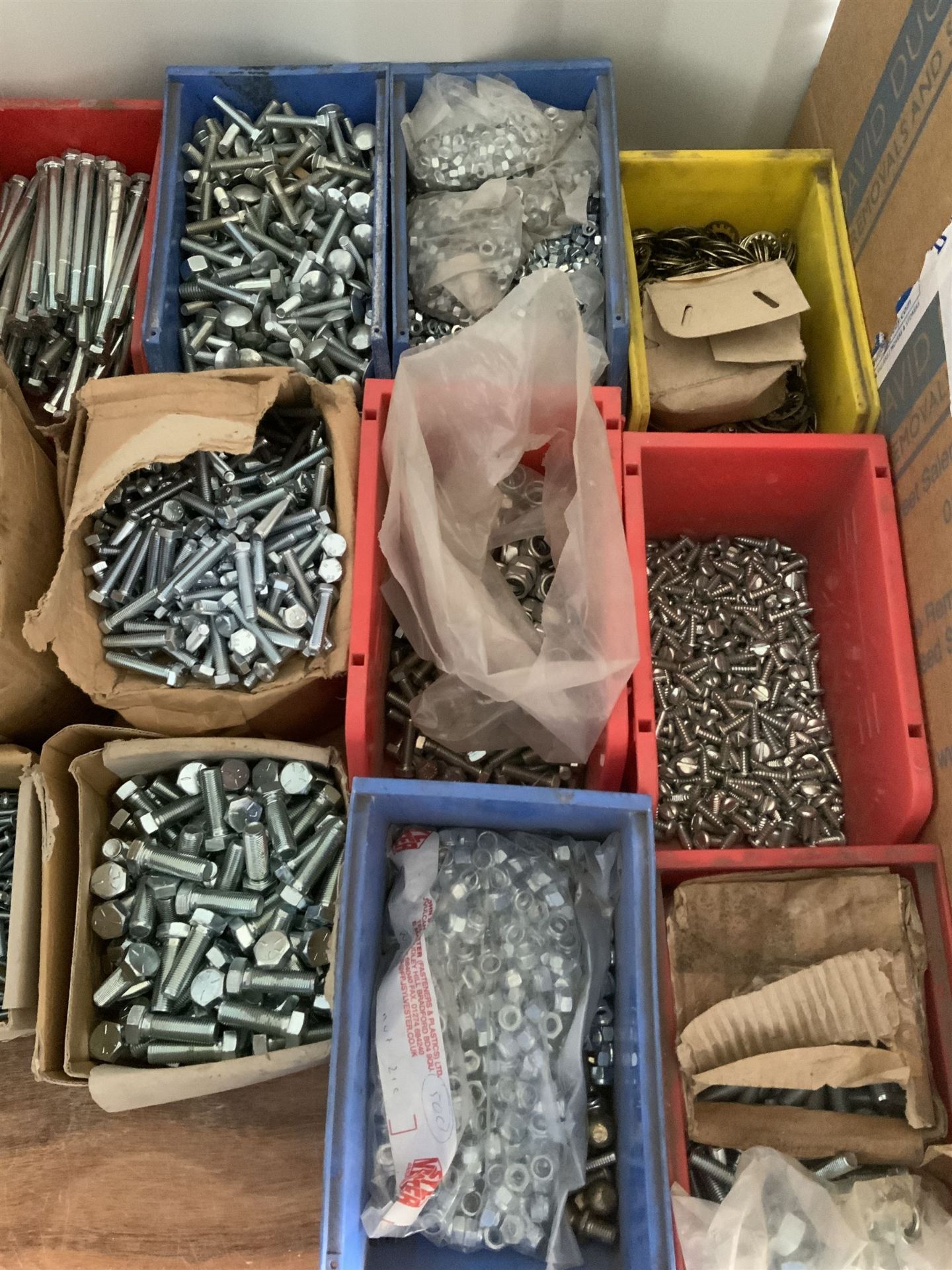 Quantity of unused nuts and bolts - THIS LOT IS TO BE COLLECTED BY APPOINTMENT FROM DUGGLEBY STORAGE - Image 3 of 3