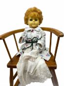 1950's Vinyl doll with applied hair