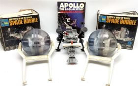 Mattel Major Matt Mason - two 'Man in Space' Space Bubbles; both boxed; and Space Crawler 5 vehicle;