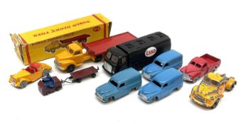 Dublo Dinky - boxed 072 Bedford Articulated Flat Truck; and eight unboxed models comprising 062 Sing