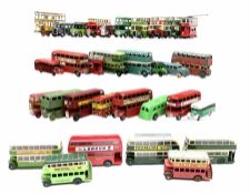 Various makers - thirty-two die-cast and tin-plate models of buses by EFE