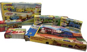 Thomas The Tank Engine and Friends - Hornby Thomas and Bertie Set 'The Great Race'; and Tomy Trains