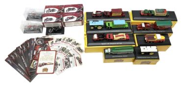 Atlas Editions - eight 'The Greatest Show on Earth' vehicles; all boxed; and seven Classic Motorcycl