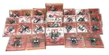 Twenty-six die-cast models of WW2 military aircraft