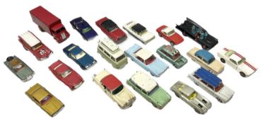 Twenty unboxed and playworn die-cast models including Dinky Guy van Golden Shred