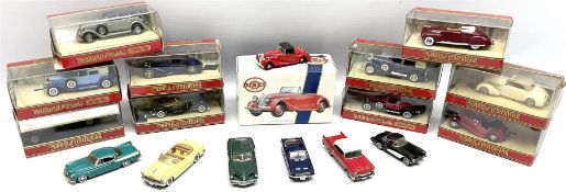 Ten Matchbox Models of Yesteryear; Matchbox Dinky Collection No.DY-S 17; all boxed; and six unboxed