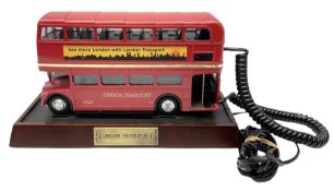 Novelty telephone in the form of a London Routemaster bus