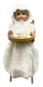 Armand Marseille composition head doll with moulded hair