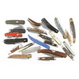 22 folding penknives G