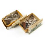 Two English STANLEY No 50 combination planes in orig boxes. plus VAT G+