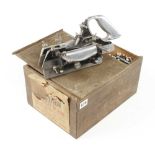 A LEWIN universal plough plane with cutters in orig box G+