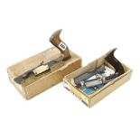 Two soft board planes by RECORD and JIFFY in orig boxes G++