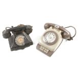 Two old telephones G-