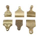 A rare Hibernia iron lever cap and 5 recent lever caps (one by Bill Carter) G