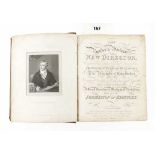 Nicholson; 1824 The Builder & Workman's New Directory 11" h/b leather bound G+