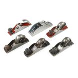 Six metal block planes by various makers G