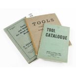 S TYZACK & Sons 1926 catalogue of Tools and Machines for Wood and Metal and two Buck & Ryan