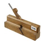 A 10 1/4" moulding plane by IOHN ROGERS (mark G+) with Robert Moore iron F