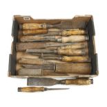 15 heavy chisels etc G