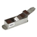 A rare and little used small d/t steel mitre plane by HOLTZAPFFEL 7" x 1 7/8" with fine mouth and
