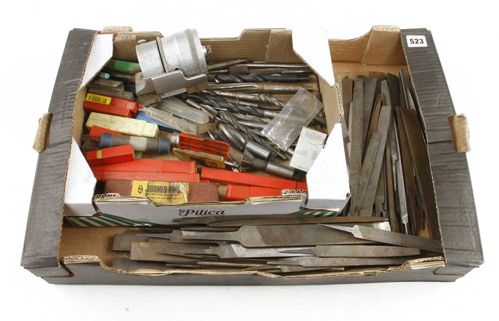 A quantity of files and drill bits G