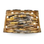 A quantity of chisels, gouges and turning tools G+