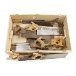 10 saws, some rust, for restoration G-