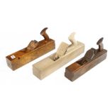 A badger plane by TURNER, a junior jack plane and an unoiled jack G++