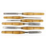 A set of six turning tools by STORMONT G++