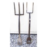 A heavy duty 3 pronged fork and another unusual fork G