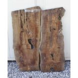 Two 4' lengths yew 16" x 4" various knots etc G