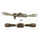 STANLEY No 66 hand beader with one cutter and No 67 round shave G