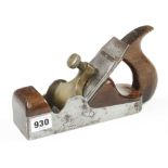 A d/t steel parallel smoother by SPIERS with open handle, little orig 2 1/8" iron remains G+