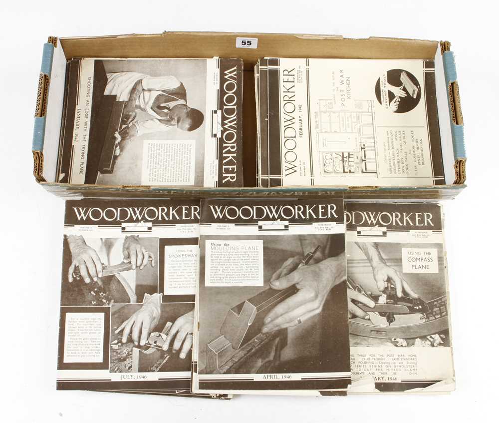 80 issues of the Woodworker magazine all from 1940s G