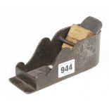 A 16/17c iron plane 6" x 2" with brazed sole (ex John Wells collection) G