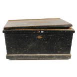 A pine tool chest (lid off) for restoration G-
