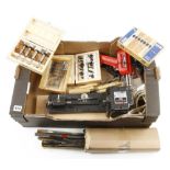 A DREMEL moto lathe 708, soldering iron and various forstner and router bits G (not tested)