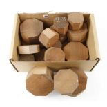 18 hardwood turning blocks G+