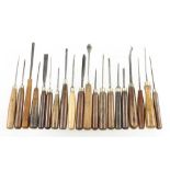 38 carving tools by ADDIS inc spoon and bent tools G+