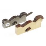 A 1 1/8" brass shoulder plane and a 1 1/2" steel shoulder plane G