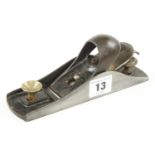 A USA STANLEY No 17 adjustable block plane with orig iron G+