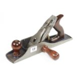 A RECORD T5 fore plane with replaced side handle G+