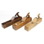 Two badger planes and a jack plane by TURNER, AMES and MARPLES G+
