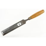 A 1 3/4" bevel edge chisel with boxwood handle by MARPLES (name erased) G