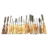 20 chisels and gouges G+
