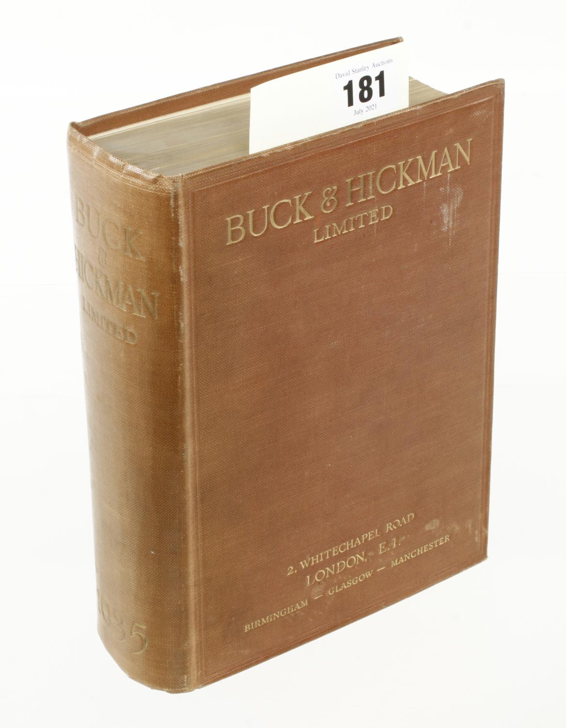 Buck & Hickman; 1935 catalogue G+