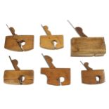 Six small beech planes 3" to 4 3/4" G++