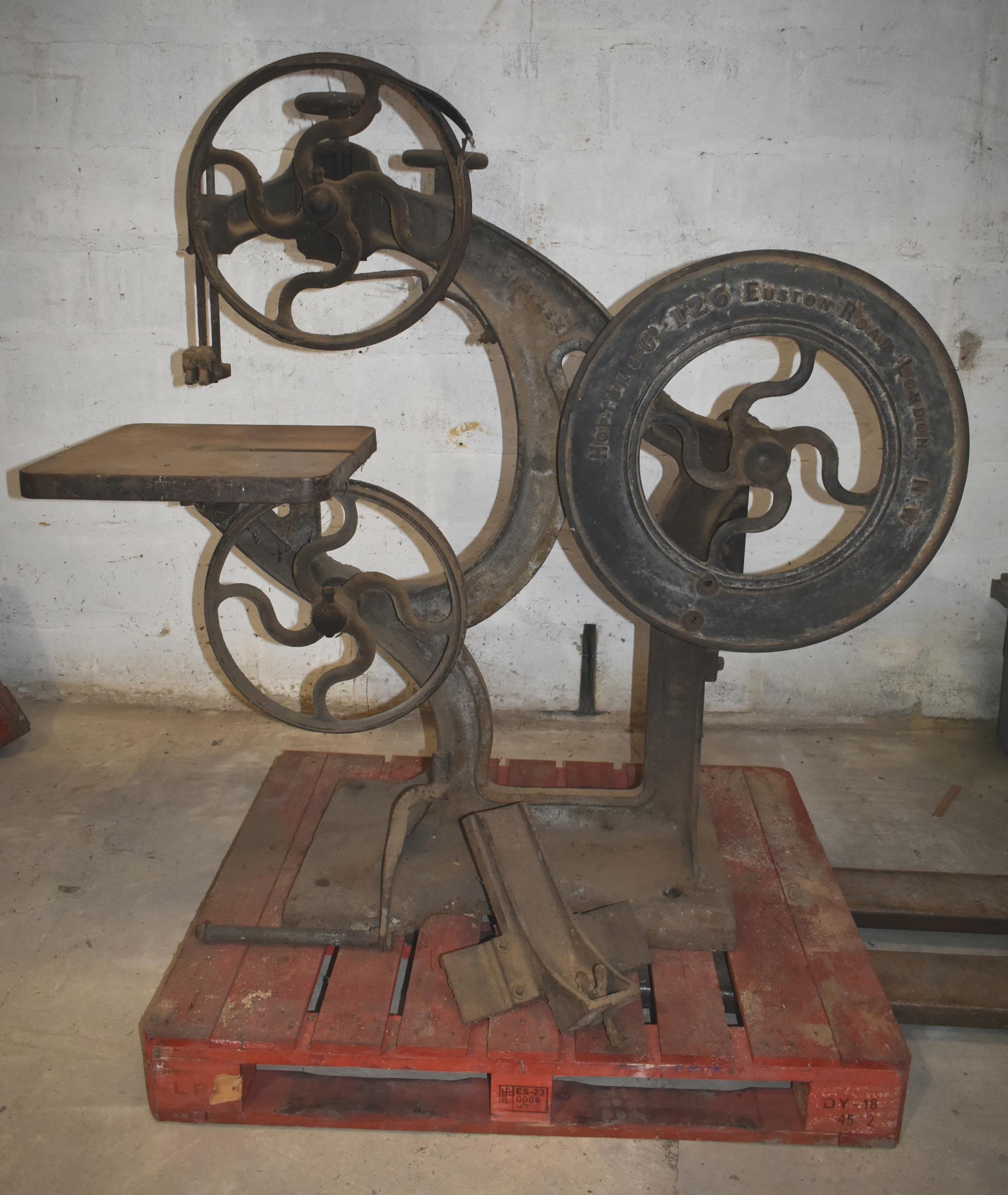 A vintage bandsaw by HOPTON London