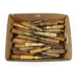 50 old chisels and gouges G-